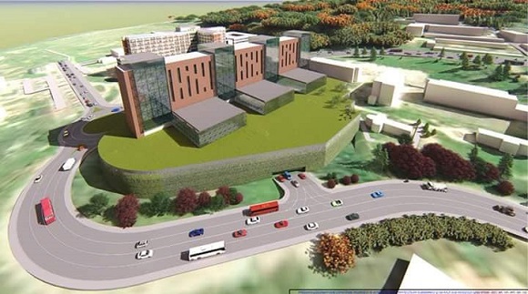 A marosv�s�rhelyi region�lis k�rh�z l�tv�nyterve. K�p: Municipiul T�rgu Mureș/Facebook
