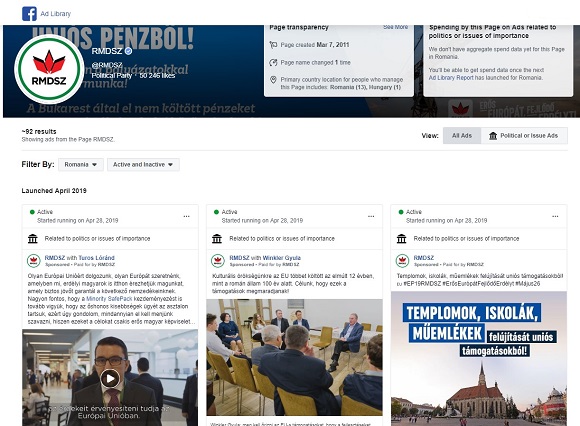 Az RMDSZ hirdet�sei