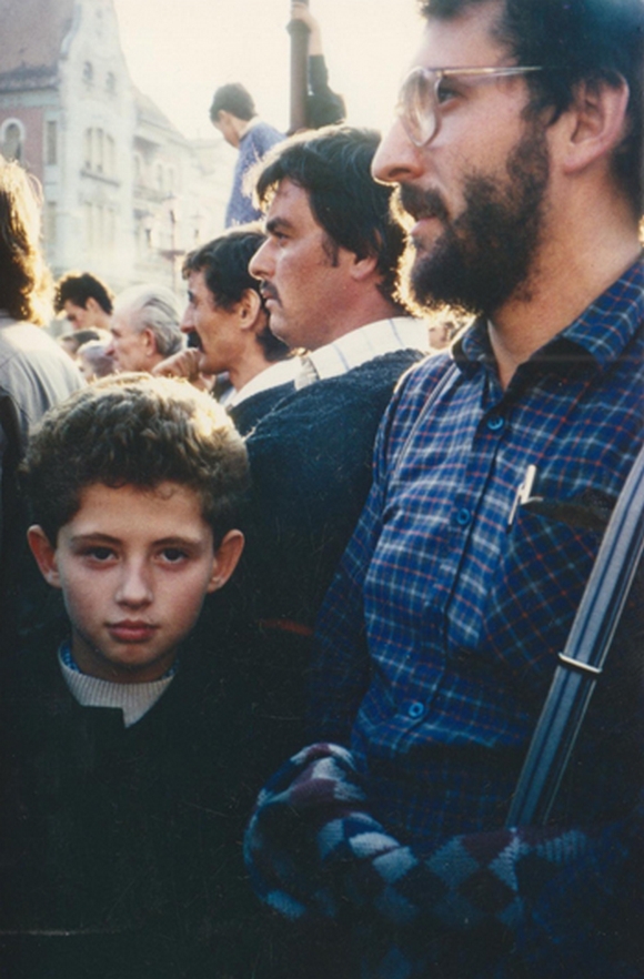 8 �vesen a Temesv�ri Nyilatkozattal szolidariz�l� t�ntet�sen