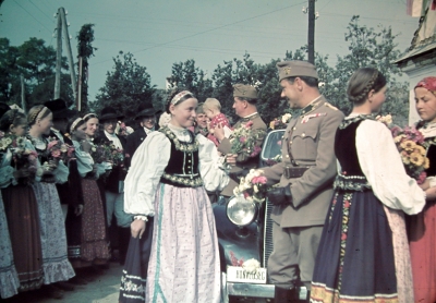 Magyar honv�dek fogad�sa