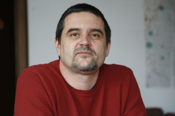 Kiss Tam�s szociol�gus, a Nemzeti Kisebbs�gkutat� Int�zet kutat�ja. Fot�:  Filep Istv�n