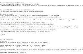 Ha ilyen emailt kapsz, ne d�lj be! Sextortion t�pus� zsarol�sra figyelmeztet az Orsz�gos Kiberbiztons�gi Igazgat�s�g