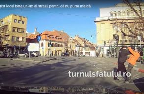 Hajl�ktalan f�rfit vert meg egy nagyszebeni rend�r, mert az illet� nem viselt maszkot